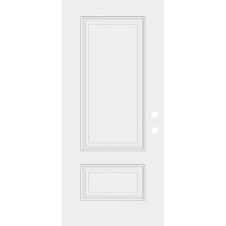 36" Smooth Fiberglass Entry Door Slab (3/4 Lite) - Pease Doors: The Door Store