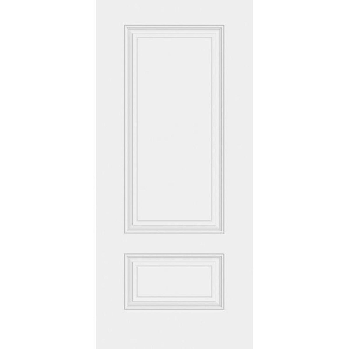36" Smooth Fiberglass Entry Door Slab (3/4 Lite) - Pease Doors: The Door Store