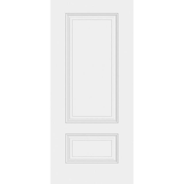 36" Smooth Fiberglass Entry Door Slab (3/4 Lite) - Pease Doors: The Door Store