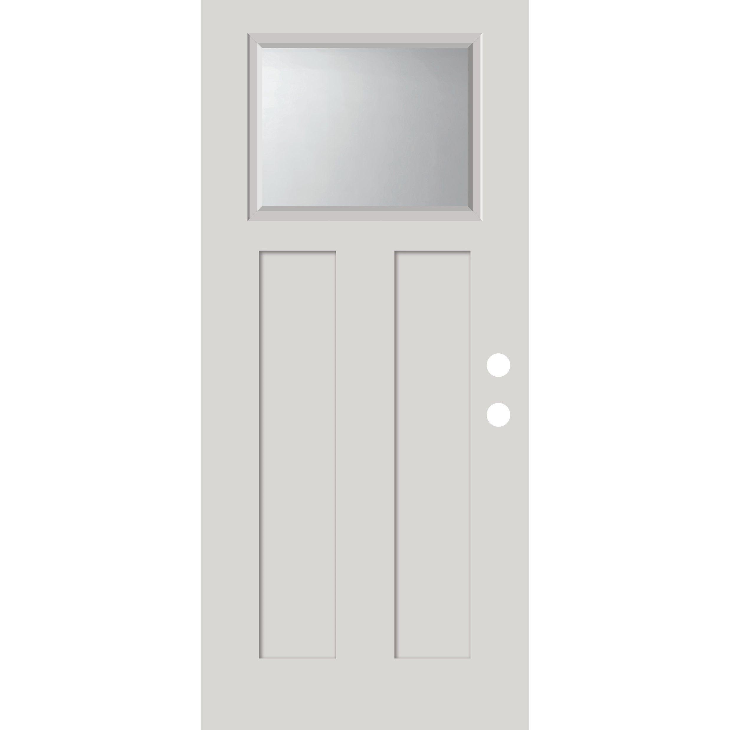 Fiberglass Doors At Home Depot Smooth Fiberglass Entry Door Slab (3 Panel Craftsman) – Pease Doors