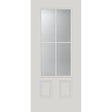 Clear Simulated 4 Lite Glass and Frame Kit (3/4 Lite 24" x 50" Frame Size) - Pease Doors: The Door Store