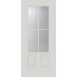 Clear Simulated 4 Lite Glass and Frame Kit (3/4 Lite 24" x 50" Frame Size) - Pease Doors: The Door Store