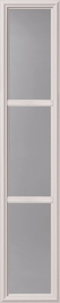 Clear Simulated 3 Lite Glass and Frame Kit (3/4 Sidelite 10" x 50" Frame Size) - Pease Doors: The Door Store