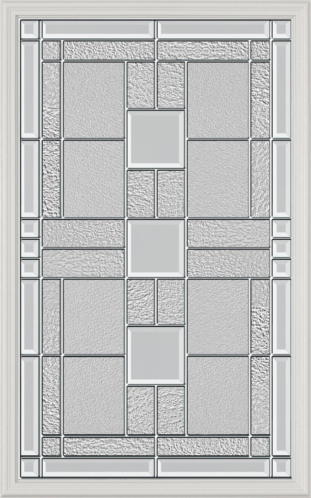 Austin Glass and Frame Kit (Half Lite 24" x 38" Frame Size) - Pease Doors: The Door Store