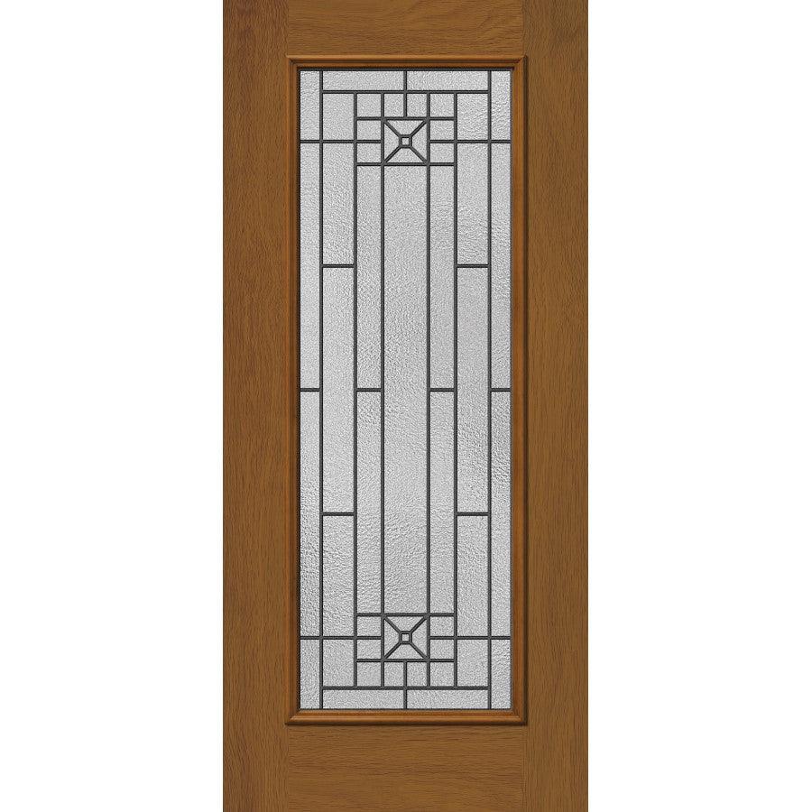 Lisbon Glass and Frame Kit (Full Lite 24" x 66" Frame Size) - Pease Doors: The Door Store