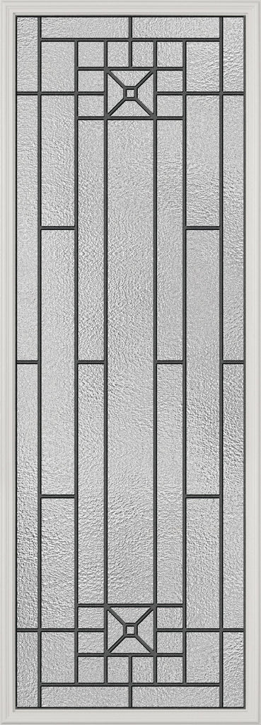 Lisbon Glass and Frame Kit (Full Lite 24" x 66" Frame Size) - Pease Doors: The Door Store