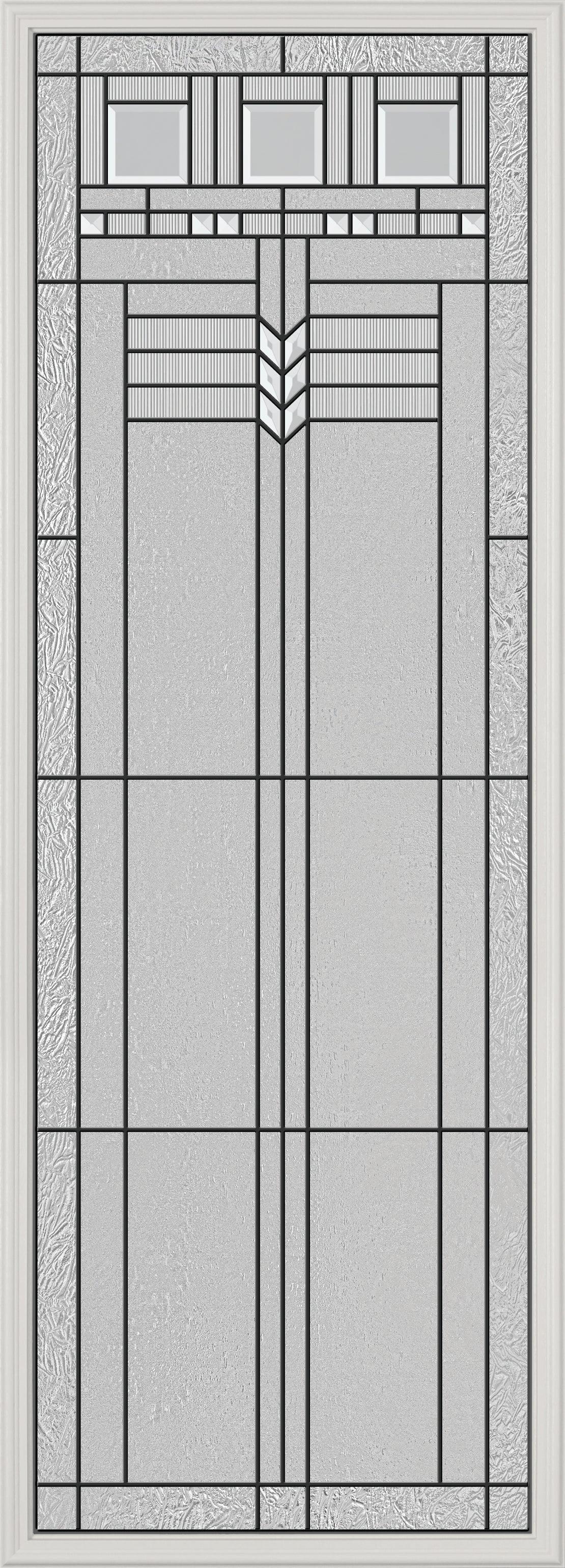 Hudson Glass and Frame Kit (Full Lite 24" x 66" Frame Size) - Pease Doors: The Door Store