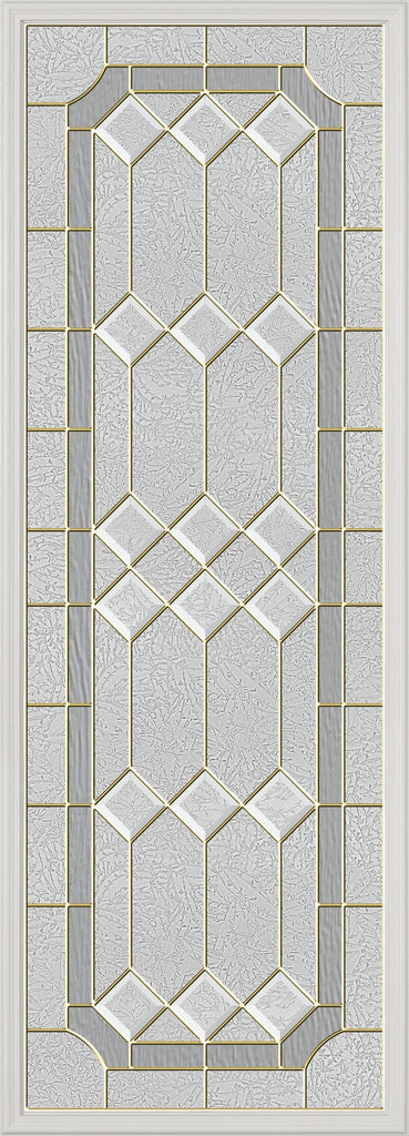 Stratford Glass and Frame Kit (Full Lite 24" x 66" Frame Size) - Pease Doors: The Door Store