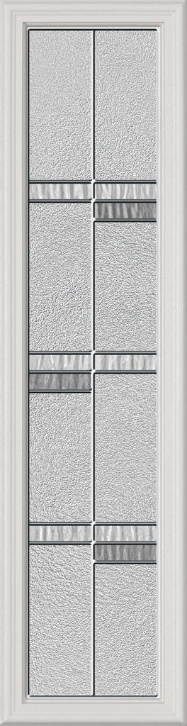 Urban Glass and Frame Kit (Half Sidelite 10" x 38" Frame Size) - Pease Doors: The Door Store