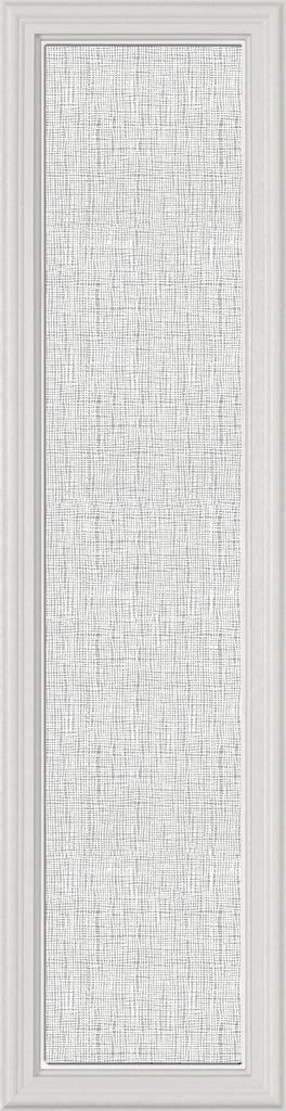 Woven Glass and Frame Kit (Half Sidelite 10" x 38" Frame Size) - Pease Doors: The Door Store
