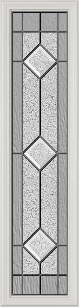 Stratford Glass and Frame Kit (Half Sidelite 10" x 38" Frame Size) - Pease Doors: The Door Store