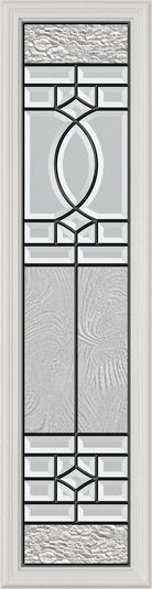 Harlow Glass and Frame Kit (Half Lite 10" x 38" Frame Size) - Pease Doors: The Door Store