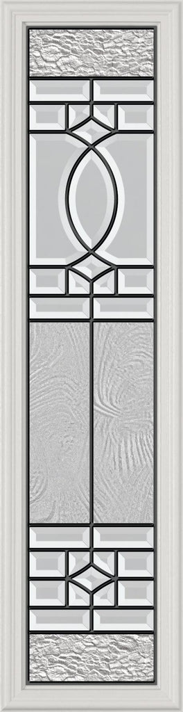 Harlow Glass and Frame Kit (Half Lite 10" x 38" Frame Size) - Pease Doors: The Door Store