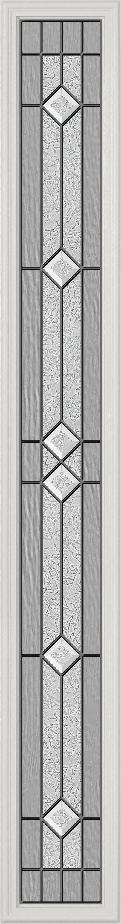 Stratford Glass and Frame Kit (Full Sidelite 9" x 66" Frame Size) - Pease Doors: The Door Store