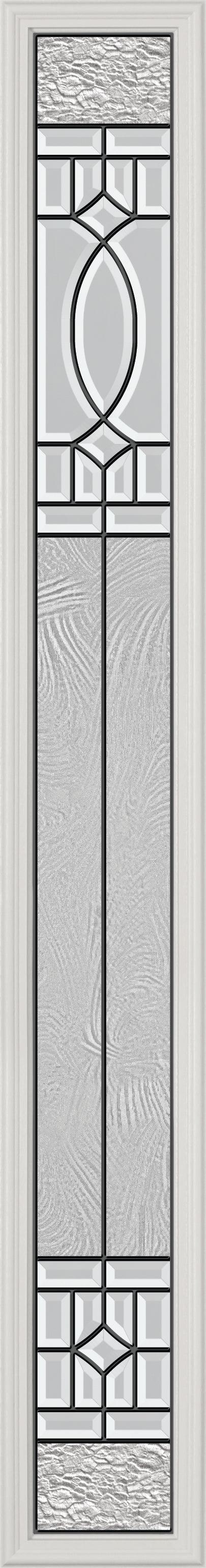 Harlow Glass and Frame Kit (Full Sidelite 9" x 66" Frame Size) - Pease Doors: The Door Store