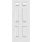 36" Steel Entry Door Slab (6 Panel) - Pease Doors: The Door Store