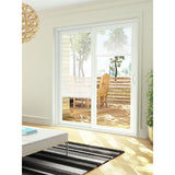 3 Panel Sliding White Patio Door (Raise & Lower Blinds) - Pease Doors: The Door Store