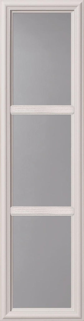 Clear Simulated 3 Lite Glass and Frame Kit (Half Sidelite 10" x 38" Frame Size) - Pease Doors: The Door Store