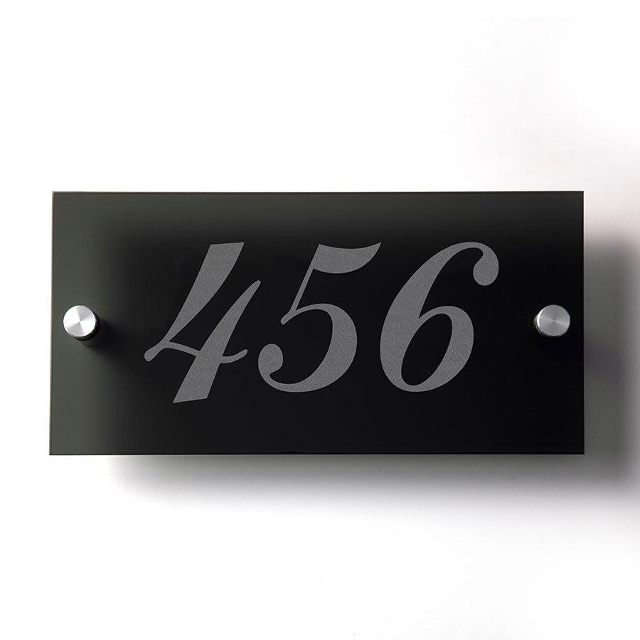 Customizable Glass Address Plaque – Pease Doors: The Door Store