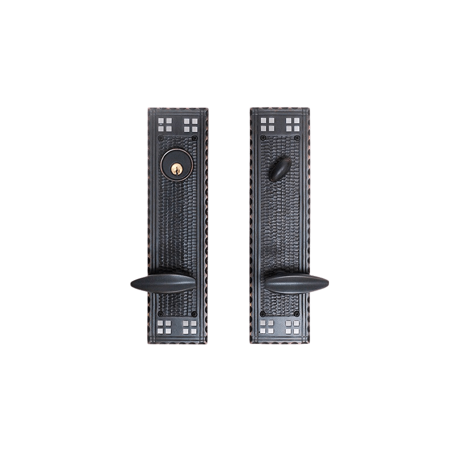 Arts & Crafts Entry Lockset - Pease Doors: The Door Store
