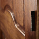 36" Prehung Mahogany Entry Door System (Speakeasy Iron Knocker) - Pease Doors: The Door Store