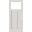 35.75" x 79" Smooth Fiberglass Entry Door Slab (3 Panel Craftsman) - Prehung Component - Pease Doors: The Door Store