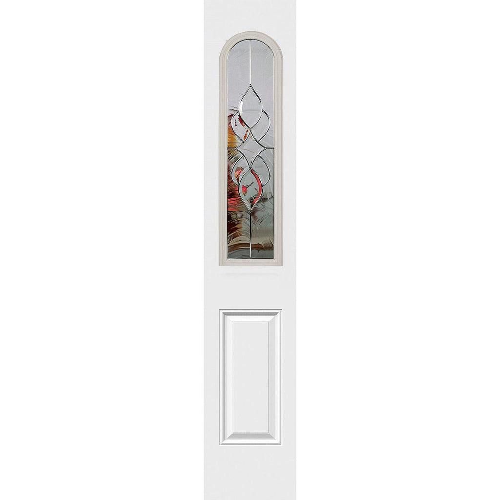 Saxon Glass and Frame Kit (Round Top 10" x 38" Frame Size) - Pease Doors: The Door Store