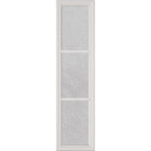 Clear Simulated 3 Lite Glass and Frame Kit (Half Sidelite 10" x 38" Frame Size) - Pease Doors: The Door Store