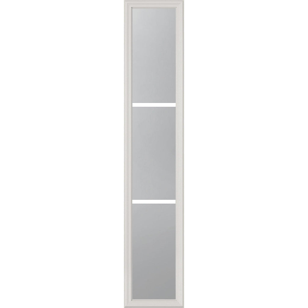 Grills Between Glass 3 Lite Glass and Frame Kit (3/4 Sidelite 10" x 50" Frame Size) - Pease Doors: The Door Store