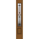 Charleston Glass and Frame Kit (3/4 Sidelite 10" x 50" Frame Size) - Pease Doors: The Door Store