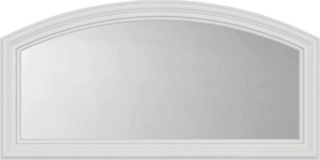 Clear Arched Top Glass and Frame Kit (Fanlite 24" x 12" Frame Size) - Pease Doors: The Door Store