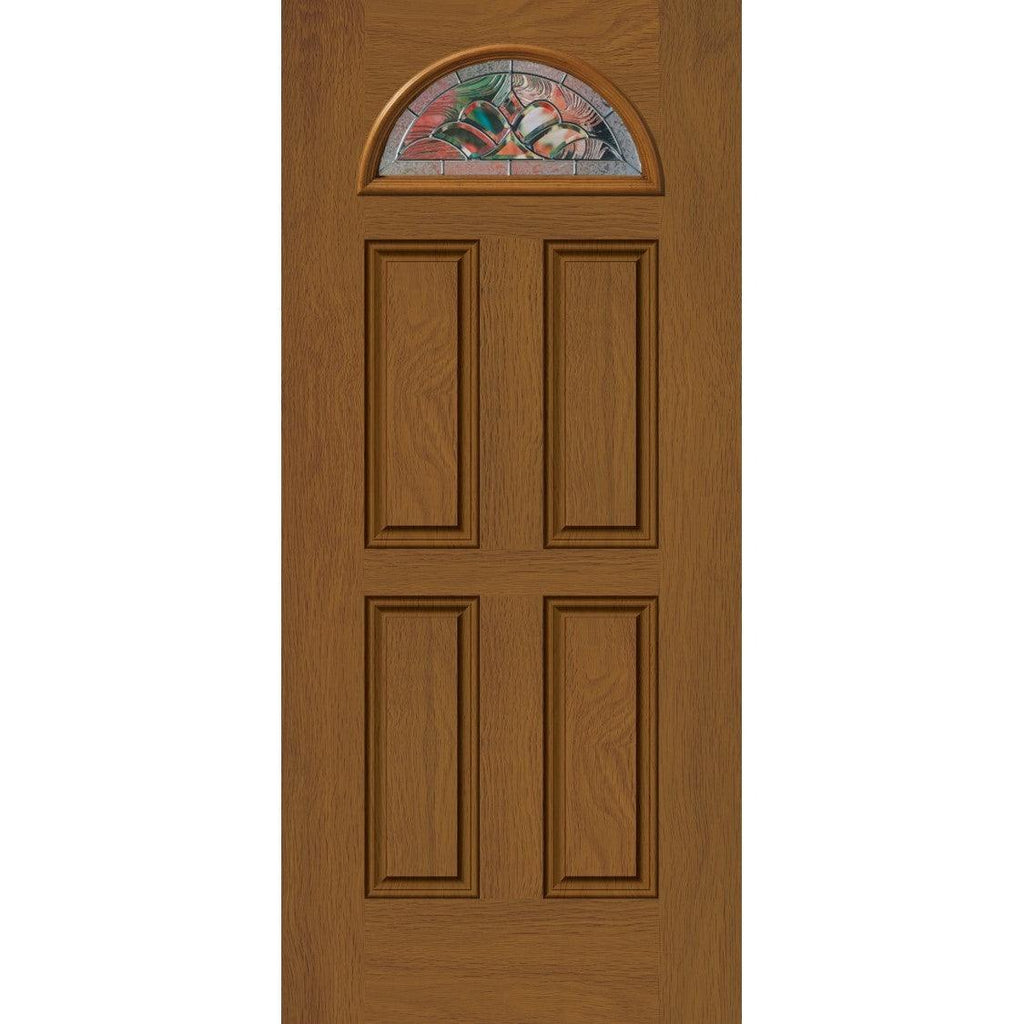 Saxon Glass and Frame Kit (Fanlite 24" x 12" Frame Size) - Pease Doors: The Door Store