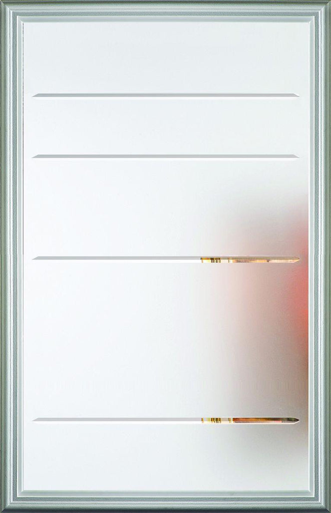 Clean Lines Glass and Frame Kit (Half Lite 24" x 38" Frame Size) - Pease Doors: The Door Store