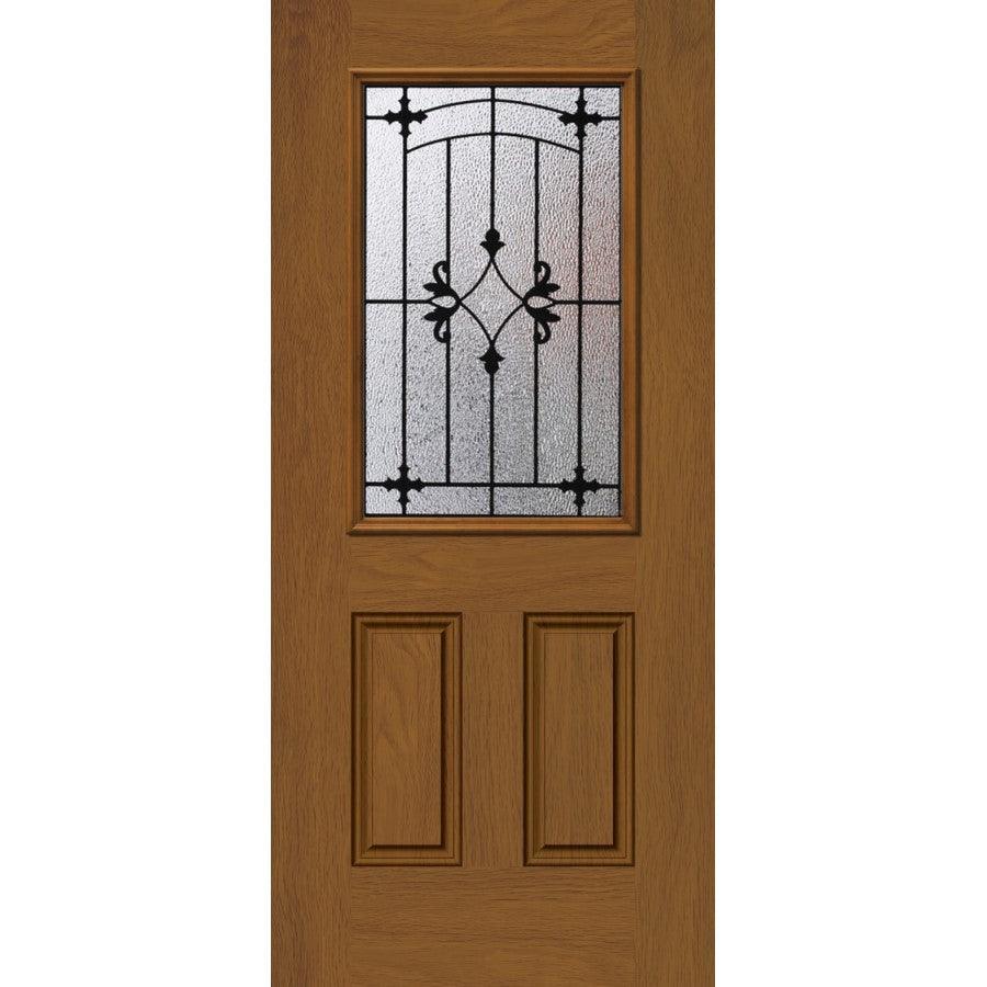 Charleston Glass and Frame Kit (Half Lite 24" x 38" Frame Size) - Pease Doors: The Door Store