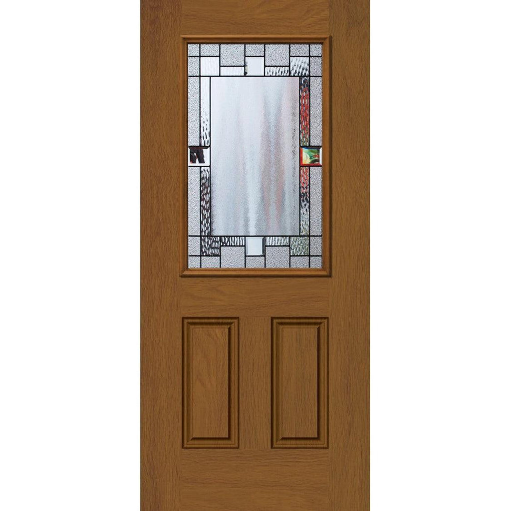 Portland Glass and Frame Kit (Half Lite 24" x 38" Frame Size) - Pease Doors: The Door Store