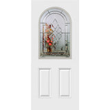 Saxon Glass and Frame Kit (Round Top 24" x 38" Frame Size) - Pease Doors: The Door Store