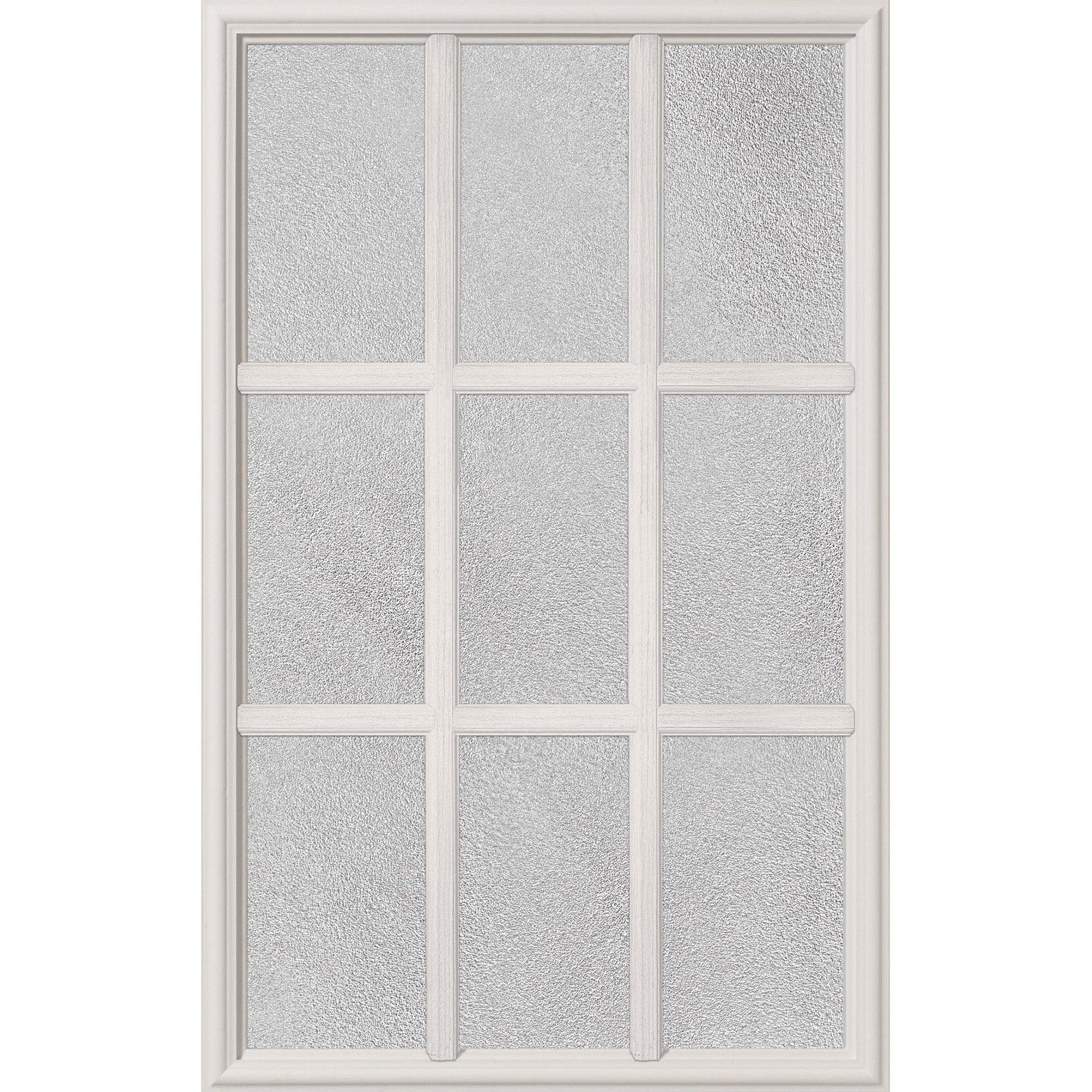 24 X 38 9 Light Replacement Frame Set for 1/2 thick door glass