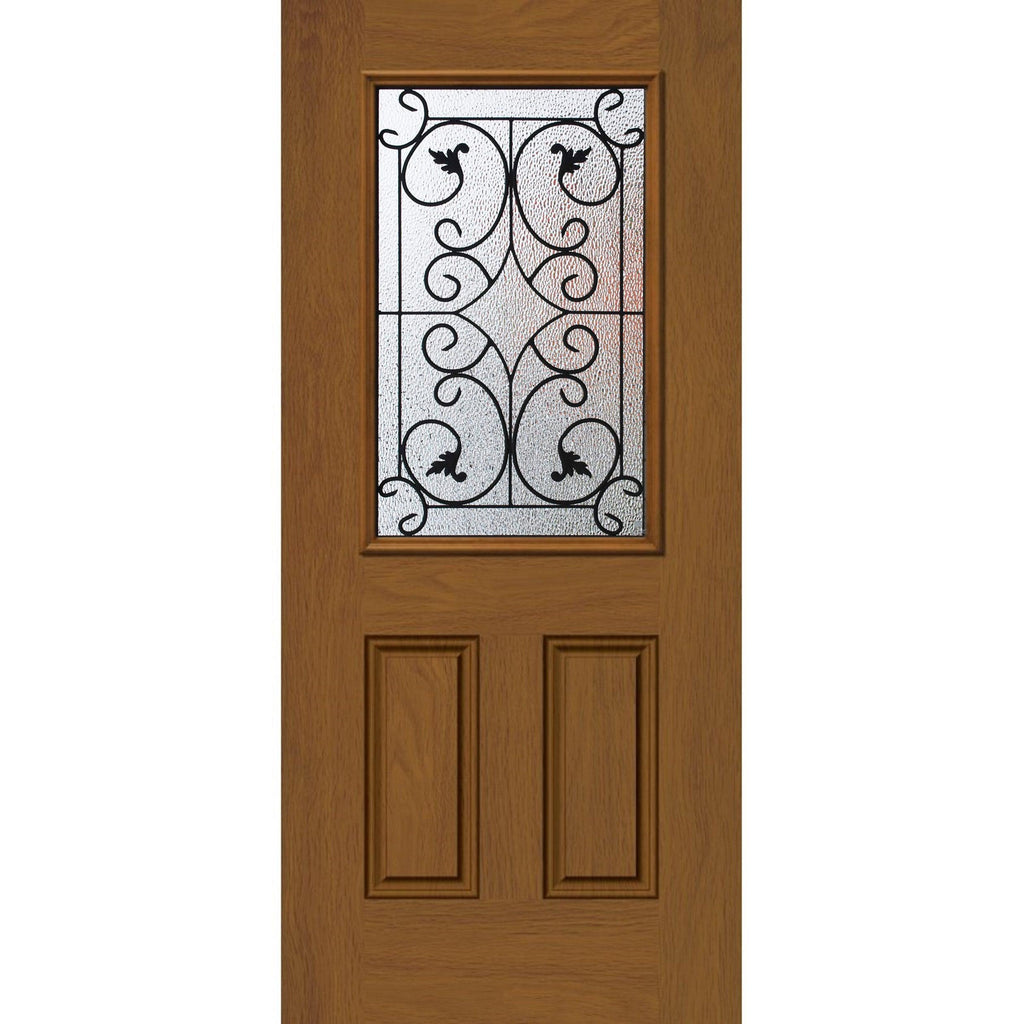 Wycroft Glass and Frame Kit (Half Lite 24" x 38" Frame Size) - Pease Doors: The Door Store