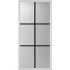 Grills Between Glass 6 Lite Glass and Frame Kit (3/4 Lite 24" x 50" Frame Size) - Pease Doors: The Door Store