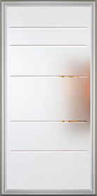 Clean Lines Glass and Frame Kit (3/4 Lite 24" x 50" Frame Size) - Pease Doors: The Door Store