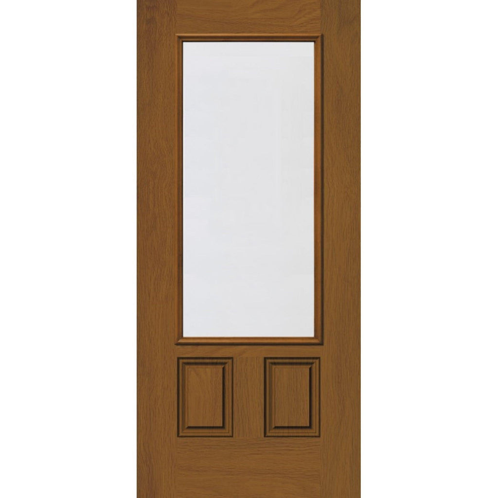 Frost Glass and Frame Kit (3/4 Lite 24" x 50" Frame Size) - Pease Doors: The Door Store