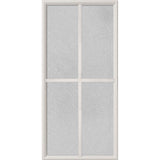 Clear Simulated 4 Lite Glass and Frame Kit (3/4 Lite 24" x 50" Frame Size) - Pease Doors: The Door Store