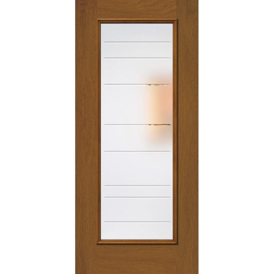 Clean Lines Glass and Frame Kit (Full Lite 24" x 66" Frame Size) - Pease Doors: The Door Store