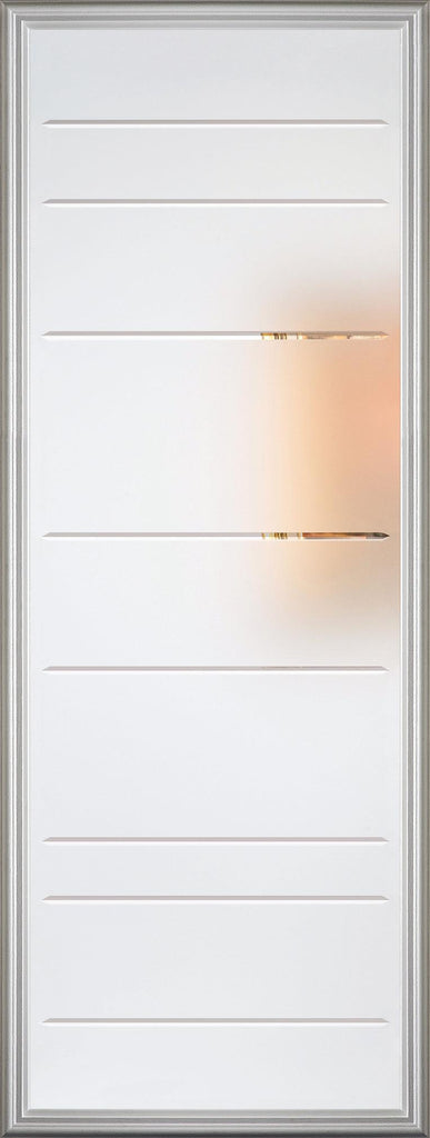 Clean Lines Glass and Frame Kit (Full Lite 24" x 66" Frame Size) - Pease Doors: The Door Store