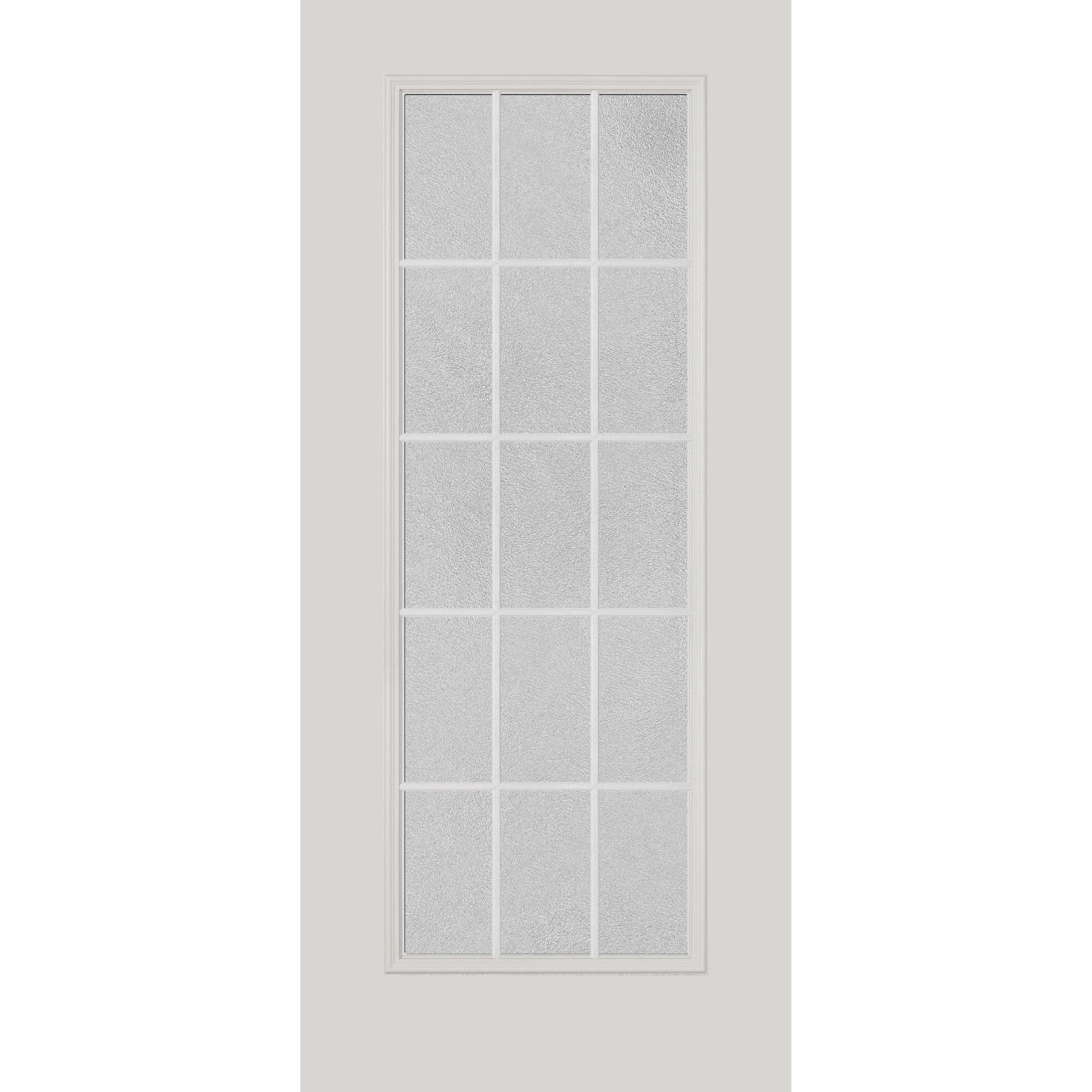 Clear Simulated 15 Lite Glass and Frame Kit (Full Lite 24" x 66" Frame Size) - Pease Doors: The Door Store