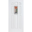 Saxon Glass and Frame Kit (9 Panel Lite 9.5" x 20.5" Frame Size) - Pease Doors: The Door Store