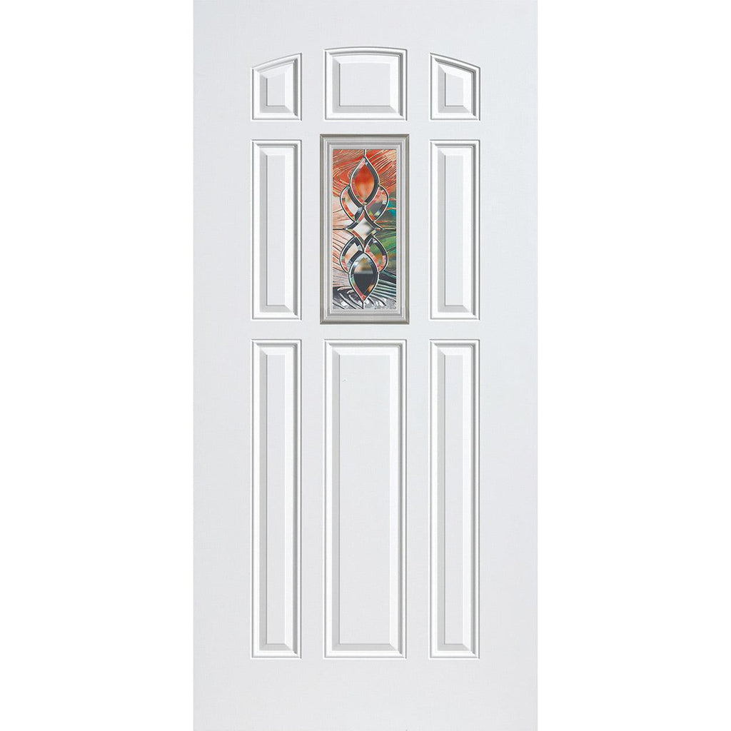 Saxon Glass and Frame Kit (9 Panel Lite 9.5" x 20.5" Frame Size) - Pease Doors: The Door Store