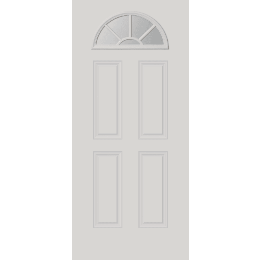 Clear Sunburst Glass and Frame Kit (Fanlite 24" x 12" Frame Size) - Pease Doors: The Door Store