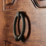 36" Prehung Mahogany Entry Door System (Speakeasy Iron Knocker) - Pease Doors: The Door Store