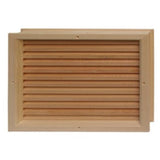 Chevron Basswood Door Louver Kit - Pease Doors: The Door Store